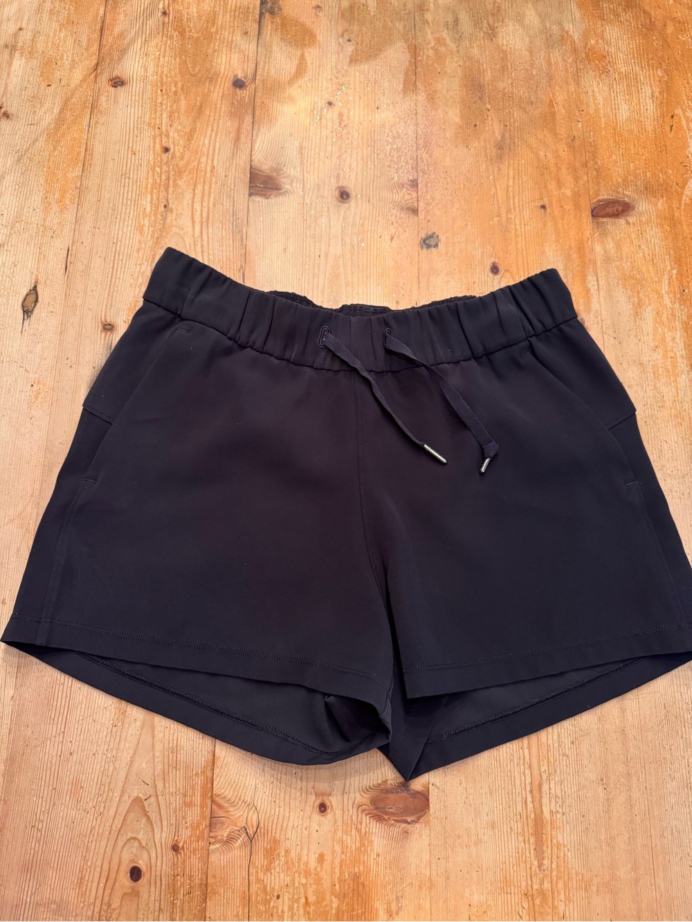 lululemon athletica Black Elastic Waist Performance Shorts